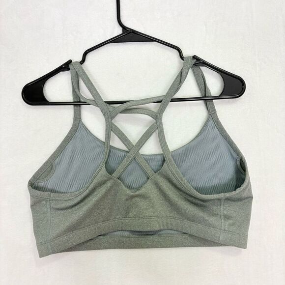 Nike Dri-Fit Grey Cagged Back Sports Bra Women's Size XL - Picture 5 of 10